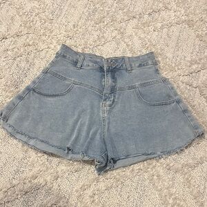 Source Unknown Light Blue Jean Shorts